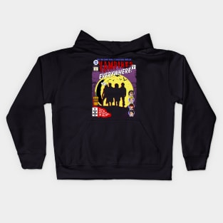 Vampires everywhere, Dwayne, David, Paul and Marko are The Lost Boys Kids Hoodie